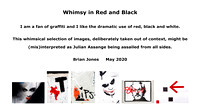 Whimsy in Red & Black