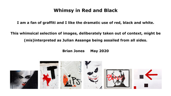 Whimsy in Red & Black